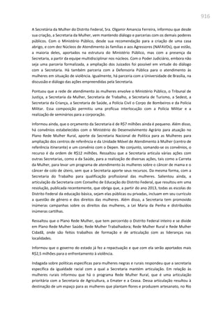 Relatório  final da cpmi da violência contra a mulher