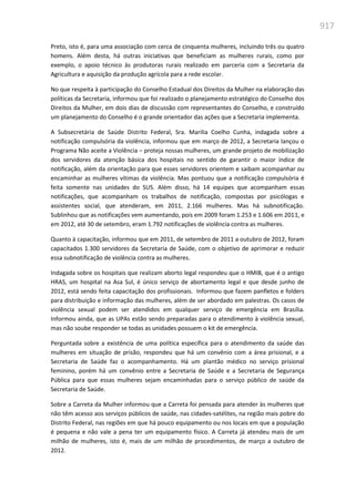 Relatório  final da cpmi da violência contra a mulher