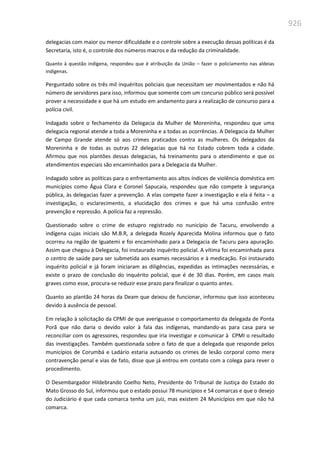 Relatório  final da cpmi da violência contra a mulher