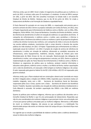 Relatório  final da cpmi da violência contra a mulher