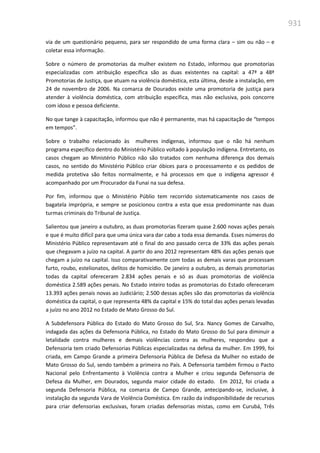 Relatório  final da cpmi da violência contra a mulher