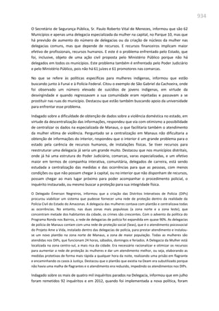 Relatório  final da cpmi da violência contra a mulher