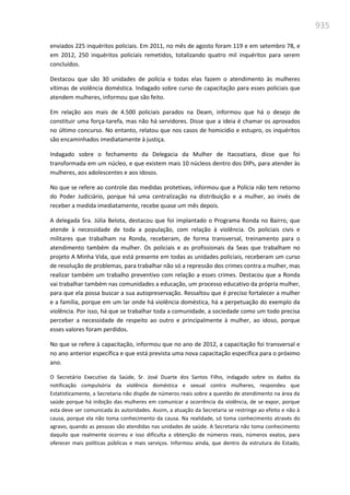 Relatório  final da cpmi da violência contra a mulher