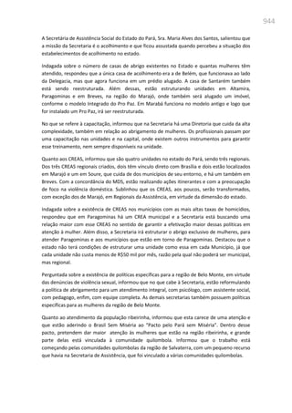 Relatório  final da cpmi da violência contra a mulher