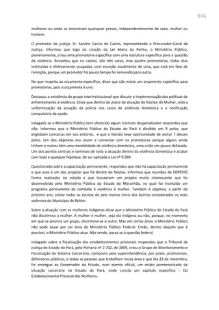 Relatório  final da cpmi da violência contra a mulher