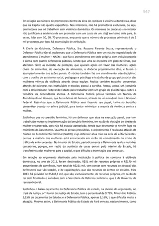 Relatório  final da cpmi da violência contra a mulher