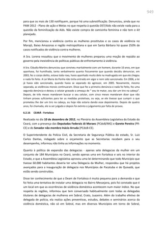 Relatório  final da cpmi da violência contra a mulher