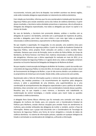Relatório  final da cpmi da violência contra a mulher