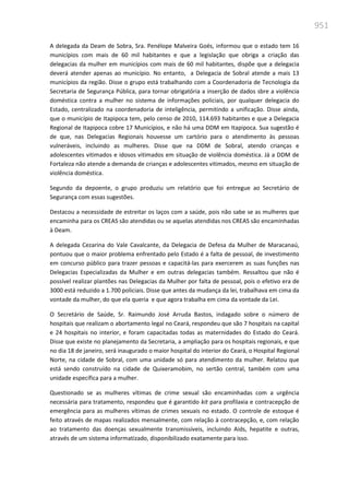 Relatório  final da cpmi da violência contra a mulher