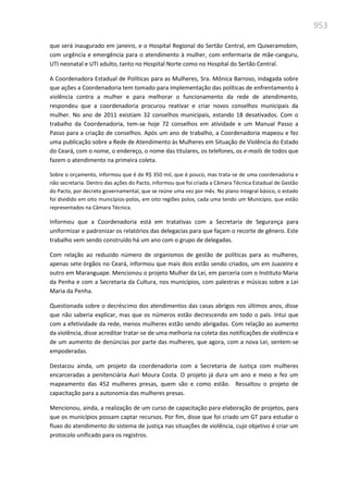 Relatório  final da cpmi da violência contra a mulher