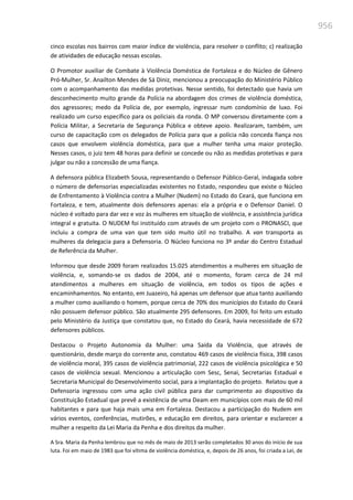 Relatório  final da cpmi da violência contra a mulher