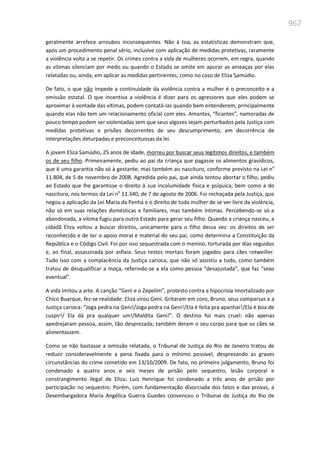 Relatório  final da cpmi da violência contra a mulher