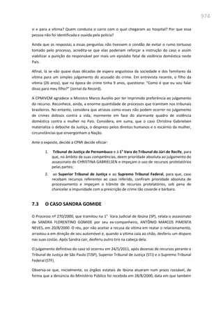 Relatório  final da cpmi da violência contra a mulher