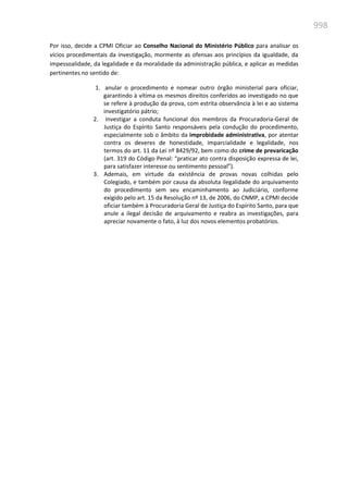 Relatório  final da cpmi da violência contra a mulher