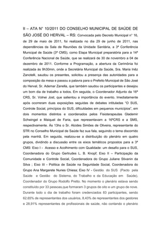 Relatório final para o blog