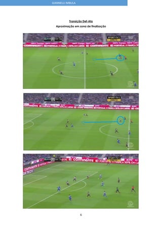 6
GIANNELLI IMBULA
Transição Def-Ata
Aproximação em zona de finalização
 