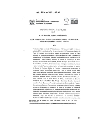 10.01.2014 – CRAS I - 19:30

28

 