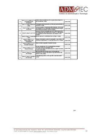 Av. Sport Clube do Recife, 252 – Madalena - Recife - PE - CEP 50.750-500 (FCAP/UPE) - Fone/FAX: (081) 3445-4469
CNPJ. 35.328.913/0001-16 - Email: admtec@admtec.org.br - www.admtec.org.br

15

 