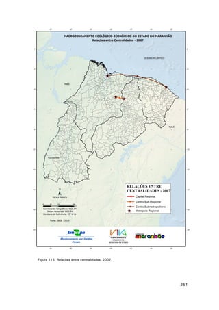 Figura 115. Relações entre centralidades, 2007.

251

 