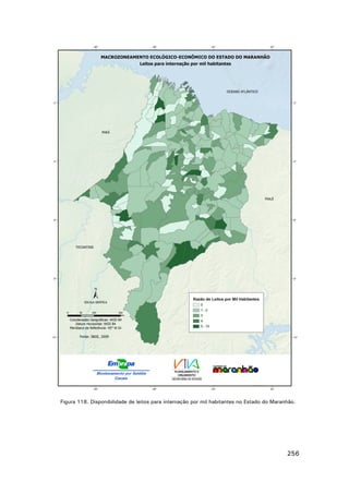 Figura 118. Disponibilidade de leitos para internação por mil habitantes no Estado do Maranhão.

256

 