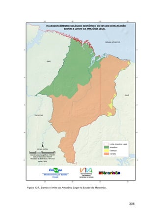 Figura 137. Biomas e limite da Amazônia Legal no Estado do Maranhão.

306

 