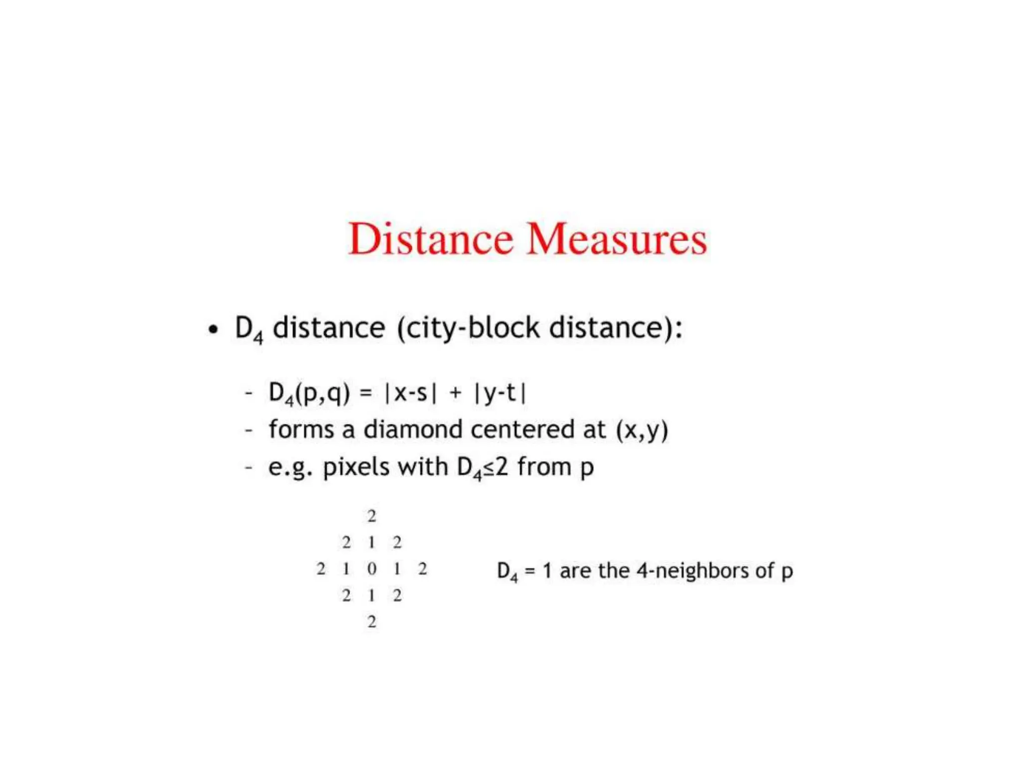 relatrionship of pixels - Connectivity.ppt