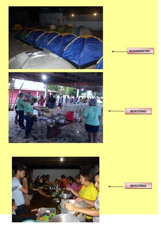 ALOJAMENTOS
REFEITÓRIO
REFEITÓRIO
 
