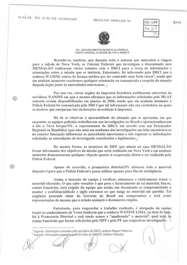 Relatório dos Delegados Federais acusando o subprocurador-geral Eugên… slideshare - 웹