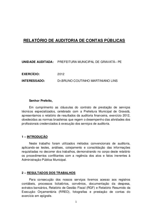 Exemplo de relatório administrativo Exemplo de relatório administrativo