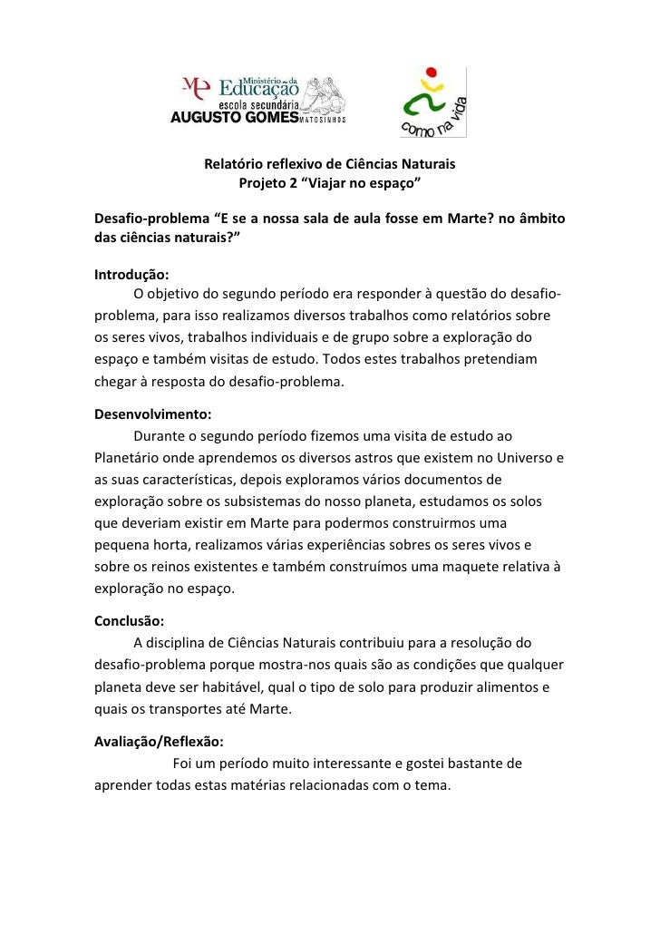 Relatorio ciencia politica