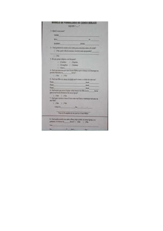 Relatórios das atividades evangelística da igreja IEADMS congregação Taquarussu