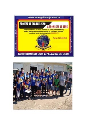 Relatórios das atividades evangelística da igreja IEADMS congregação Taquarussu