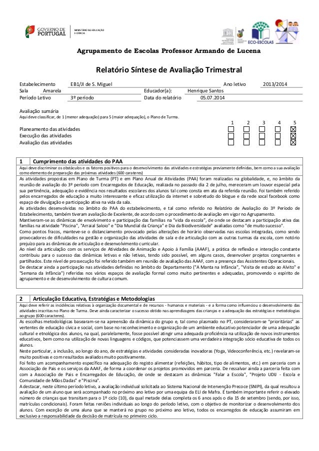 Avaliacao do plano de negocio