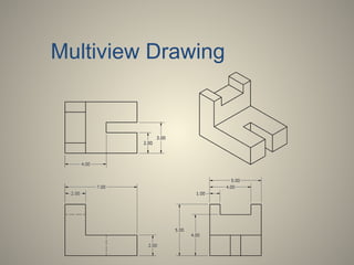 Lecture on multiview drawings in civil engineering drawing and its ...