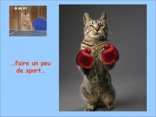 … faire un peu de sport… 