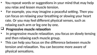 Mastering Relaxation Techniques for Stress Management and Wellness | PPTX