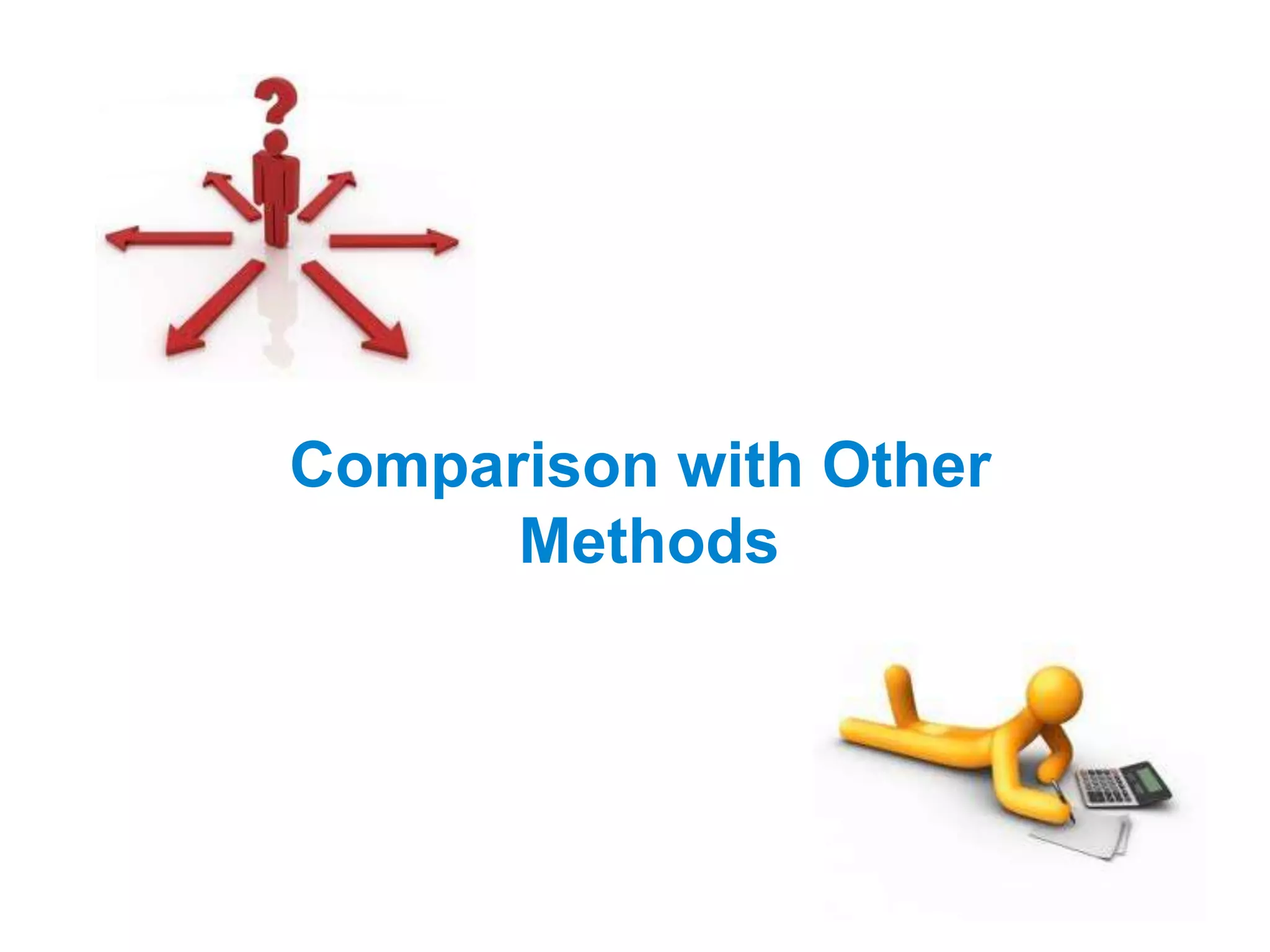 Comparison with Other
Methods
 