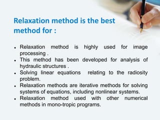 Relaxation method | PPTX