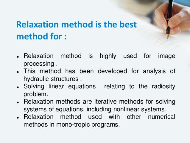 Relaxation method