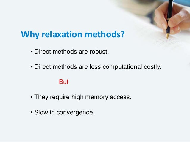 Relaxation method