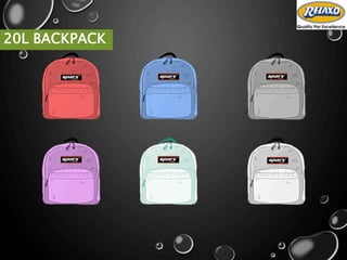 20L BACKPACK
 