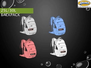 25L/30L
BACKPACK
 