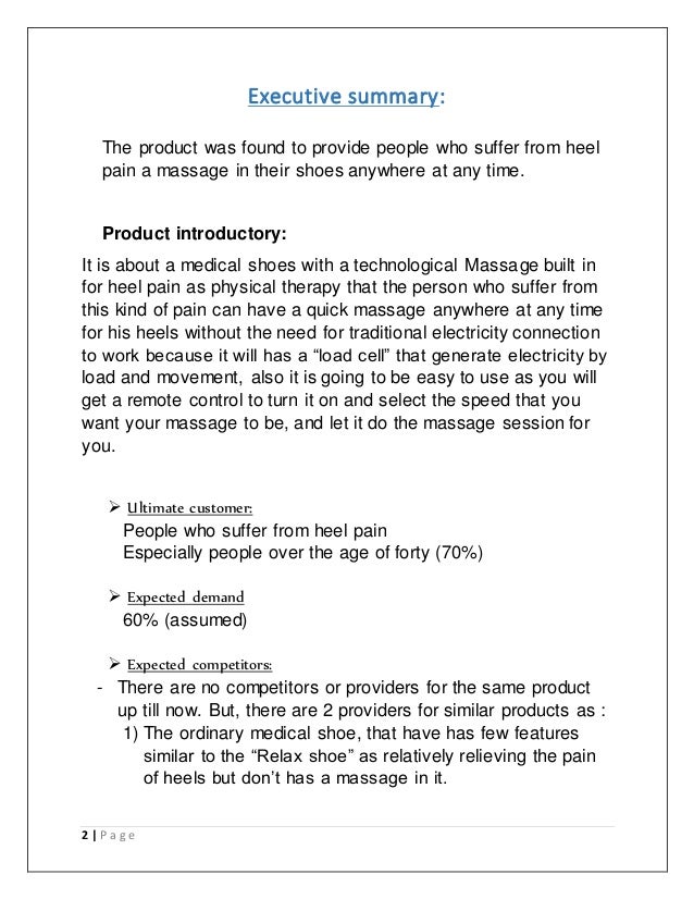 Smart shoes business plan image