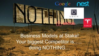 © 2015 relayr Inc.IoTW 2015 www.relayr.io
bring things to life
www.relayr.io
IoT – Fourth Industrial Revolution
Business Models at Stake!
Your biggest Competitor is…..
doing NOTHING…
 