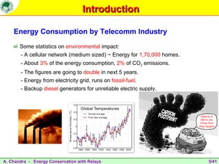 Energy conservation in wireless communication systems with relays | PPT