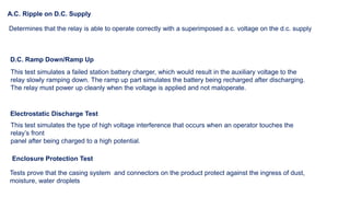 Relay testing............................. | PPTX