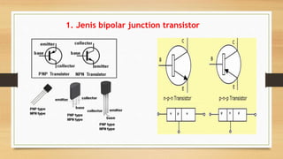 1. Jenis bipolar junction transistor
 