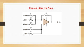 Contoh Litar Op-Amp
 