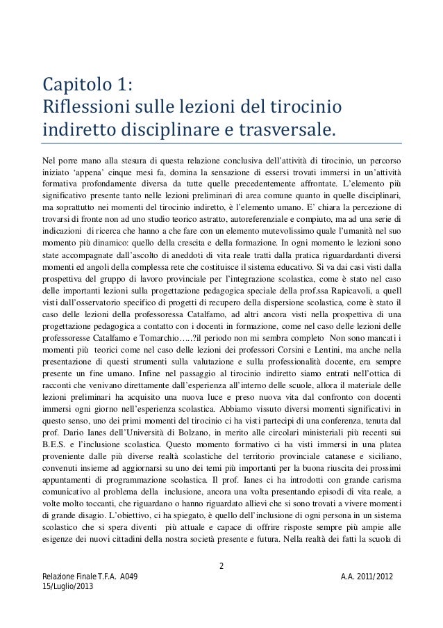 Relazione