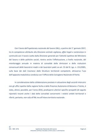 Relazione annuale-2016-convalide-dimissioni-risoluzioni ...